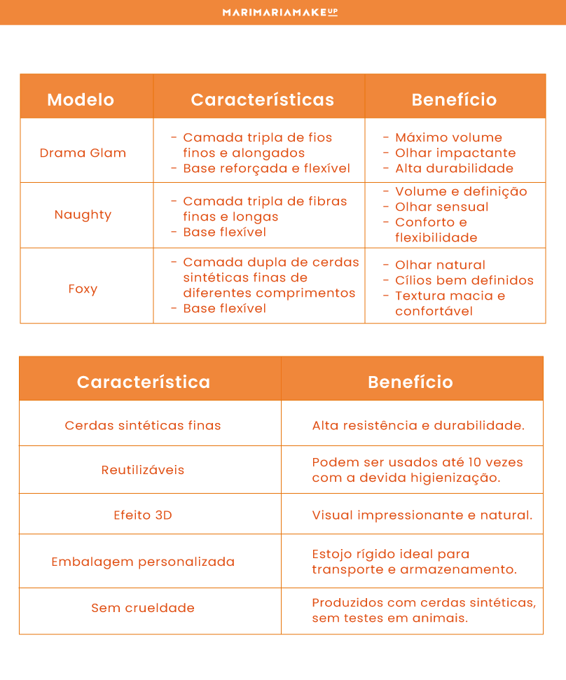 Cílios postiços - Lashes Naughty Mari Maria Makeup - Image 6